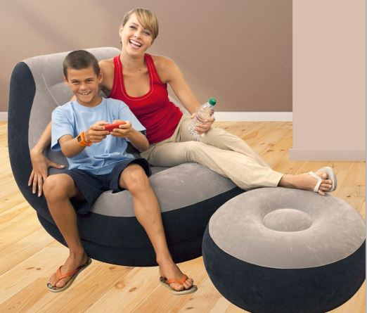 Sillón hinchable cheslong de Intex