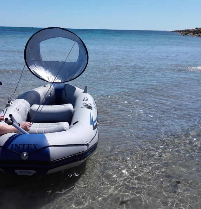 Barco de excursión para 4 personas - Barca hinchable