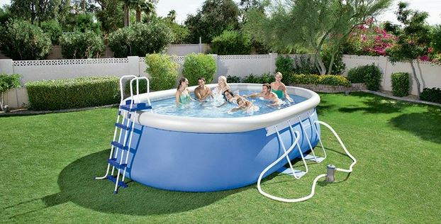 Piscina hinchable Steel pro oval 56447