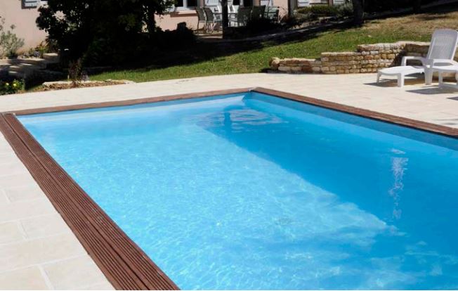 Piscina de madera enterrada - GRE