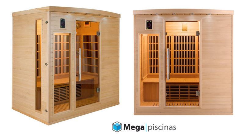 Sauna Apollon 3-4-5 plazas Infrarrojos